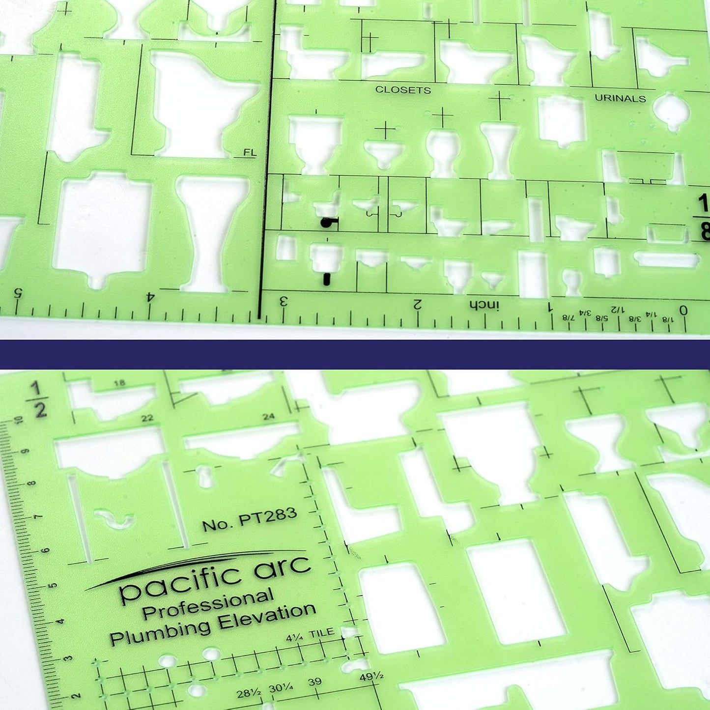 Pacific Arc Professional Plumbing Elevation Template Guide