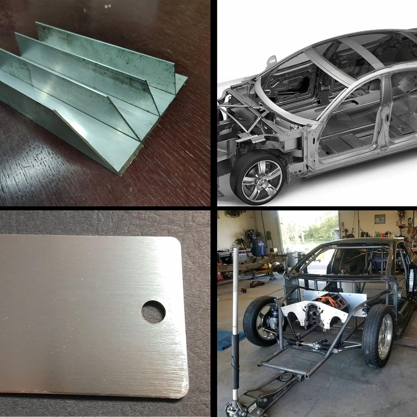 2Pack 6061 T651 Aluminum Sheet Metal 6" x 12" x 1/16"(0.06”) Flat Plain Thin Aluminum Plate Covered with Protective Film, 1.5mm Heat Treatable Rectangle Aluminum Metal Plate for Crafting, lndustry