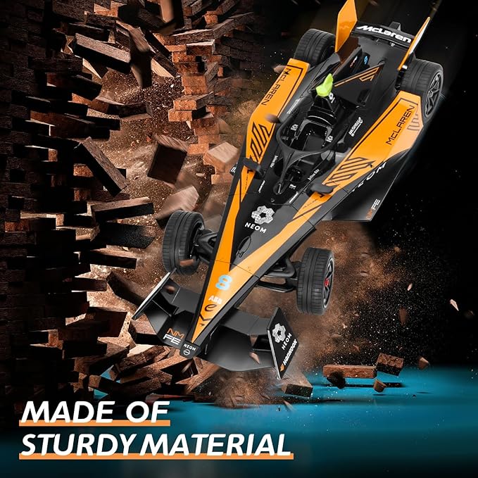 MIEBELY Remote Control Car - 1/14 Scale Authentic Licensed McLaren NEOM Formula Rc Race Car,2.4GHz 3.7V 500 mAh Toys, Racing Hobby Car Model Ideal Gifts for Adults Kids Boys Girls