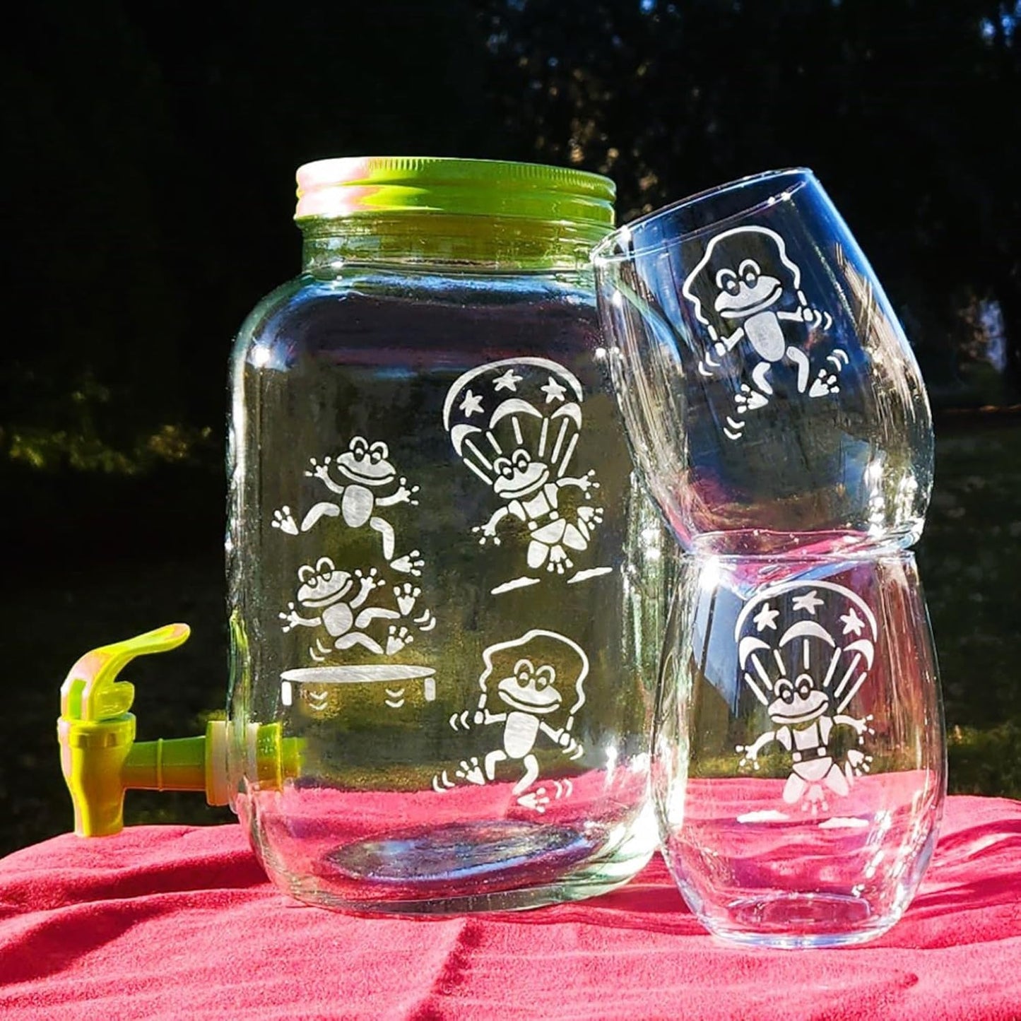 Over'N'Over Reusable Glass Etching Stencils – Durable Self-Stick Designs for Glass, Mirrors, and Ceramics with Armour Etch Cream – 5” x 8” Stencil Sheet - Happy Birthday