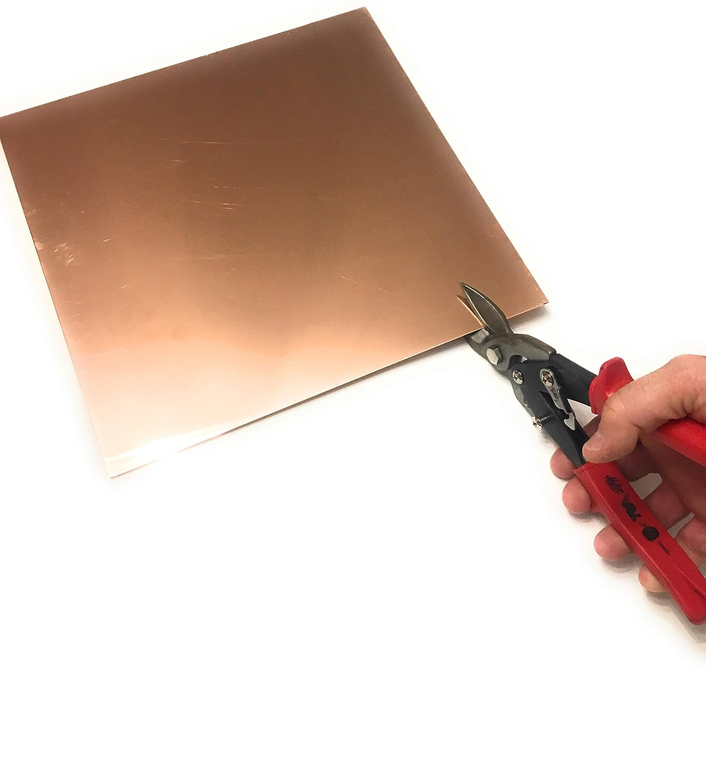 EAGLE 1: 12" x 12" 26 Gauge Sheet Metal Squares (3 Pack Per Order, Multiple Colors) Great for Arts, Crafts, DIY Home or Work Projects (12" X 12", Copper)