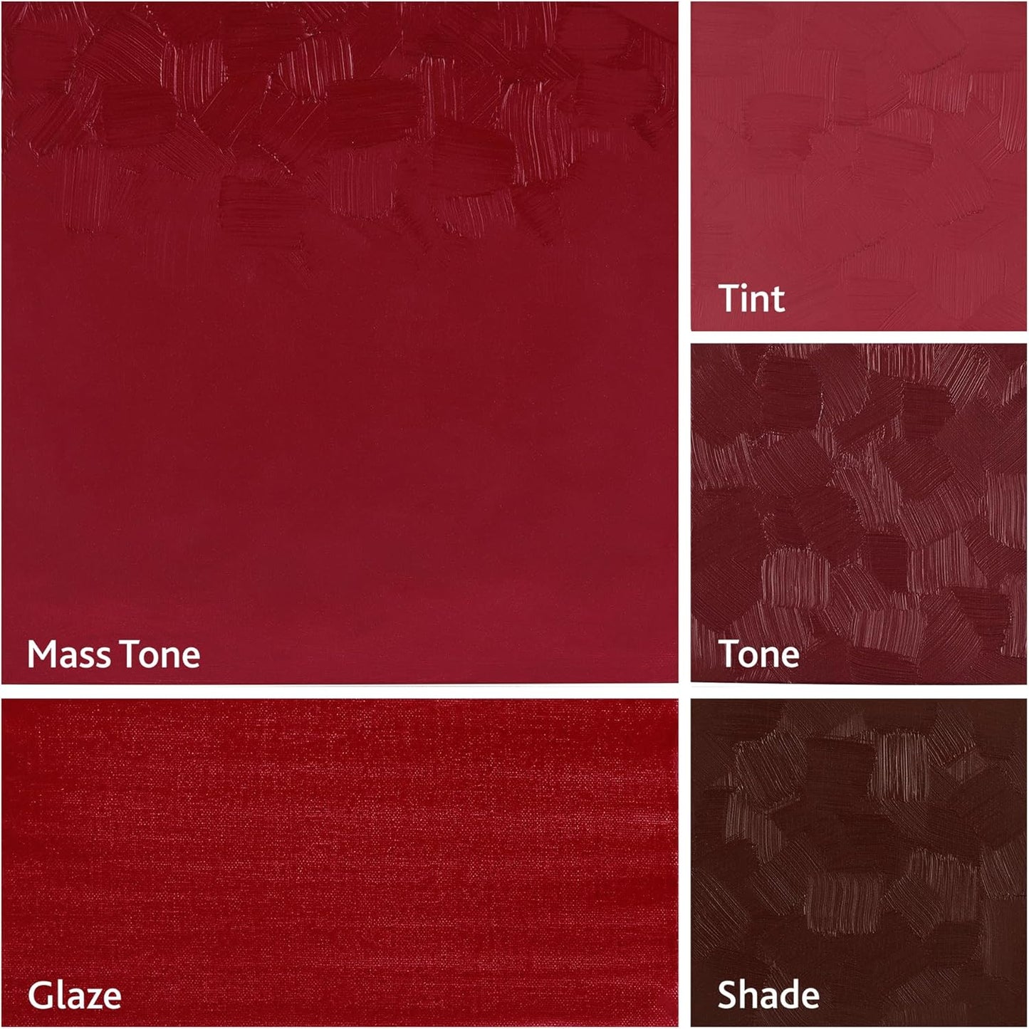 Tusc & Pine Artist Oil Paint - Cadmium Burgundy, 40 ml, Non-Yellowing, Rich & Creamy Consistency, Maximum Pigment Load, Small Batch Milled Oil Paints Made in the USA for Professional Artists