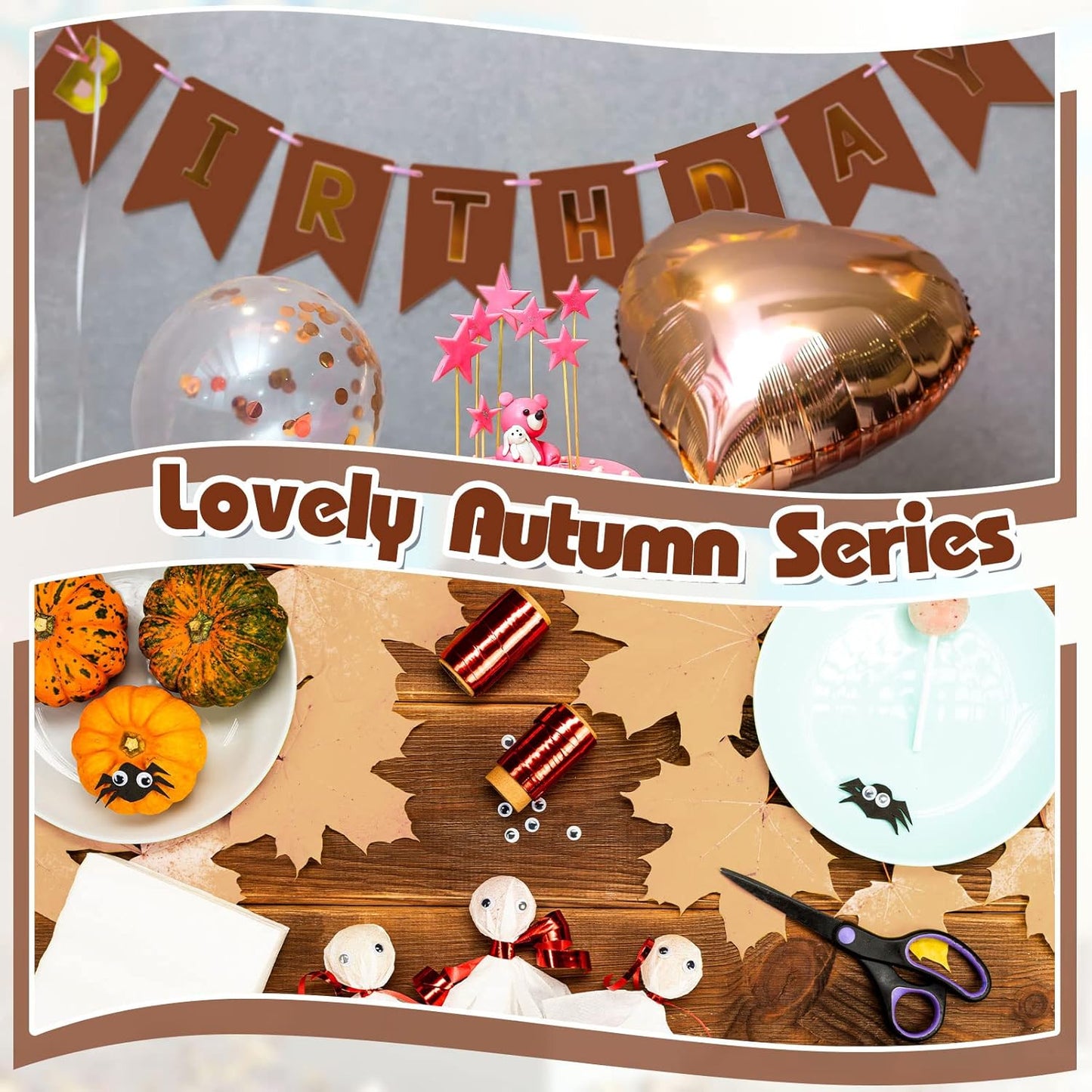 Sinmoe 100 Sheets 5 Shades Cardstock Paper 8.5 x 11 Inches 180gsm Solid Core Printer Paper for Scrapbooking DIY Arts Crafts Making Office Home Supplies(Brown Series)