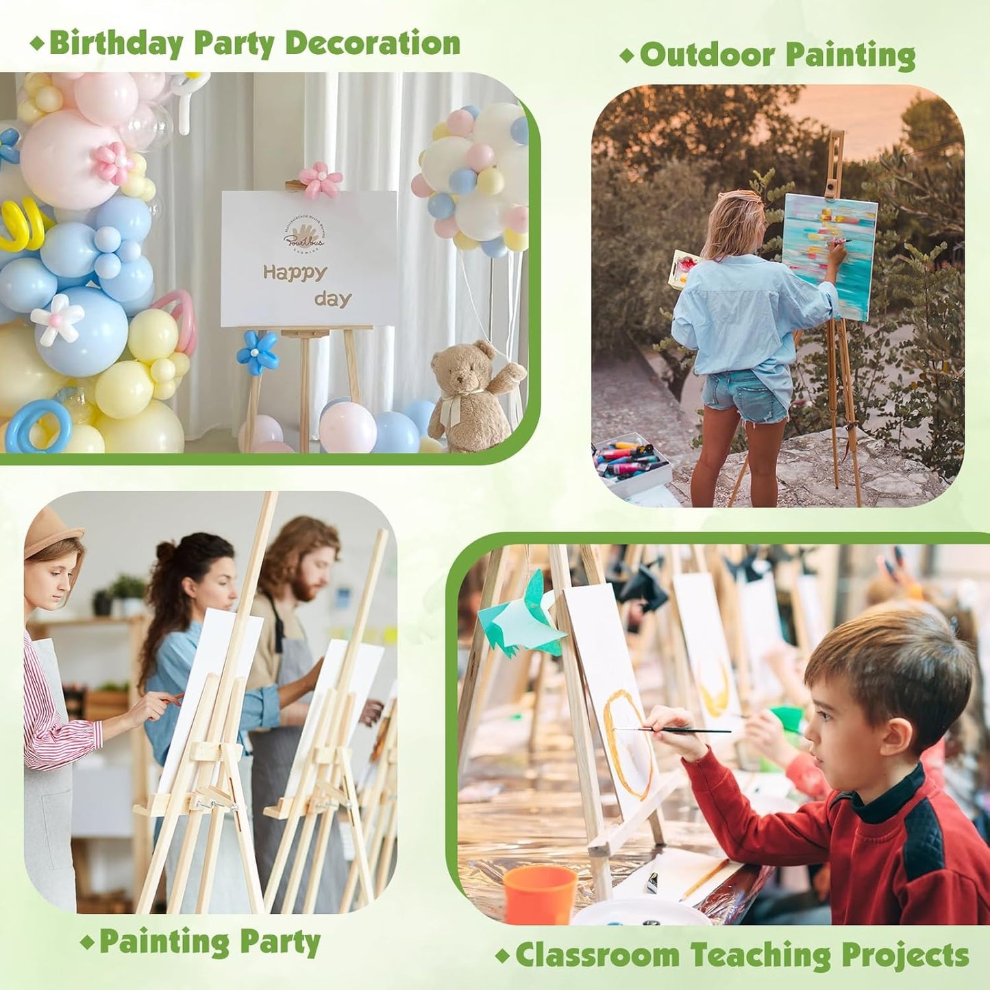 ESRICH Professional Linen Canvas for Painting, 5 Pack Linen Canvas Panels 8x10 Primed Acid Free Blank Canvas Boards for Painting for Artists, Painters