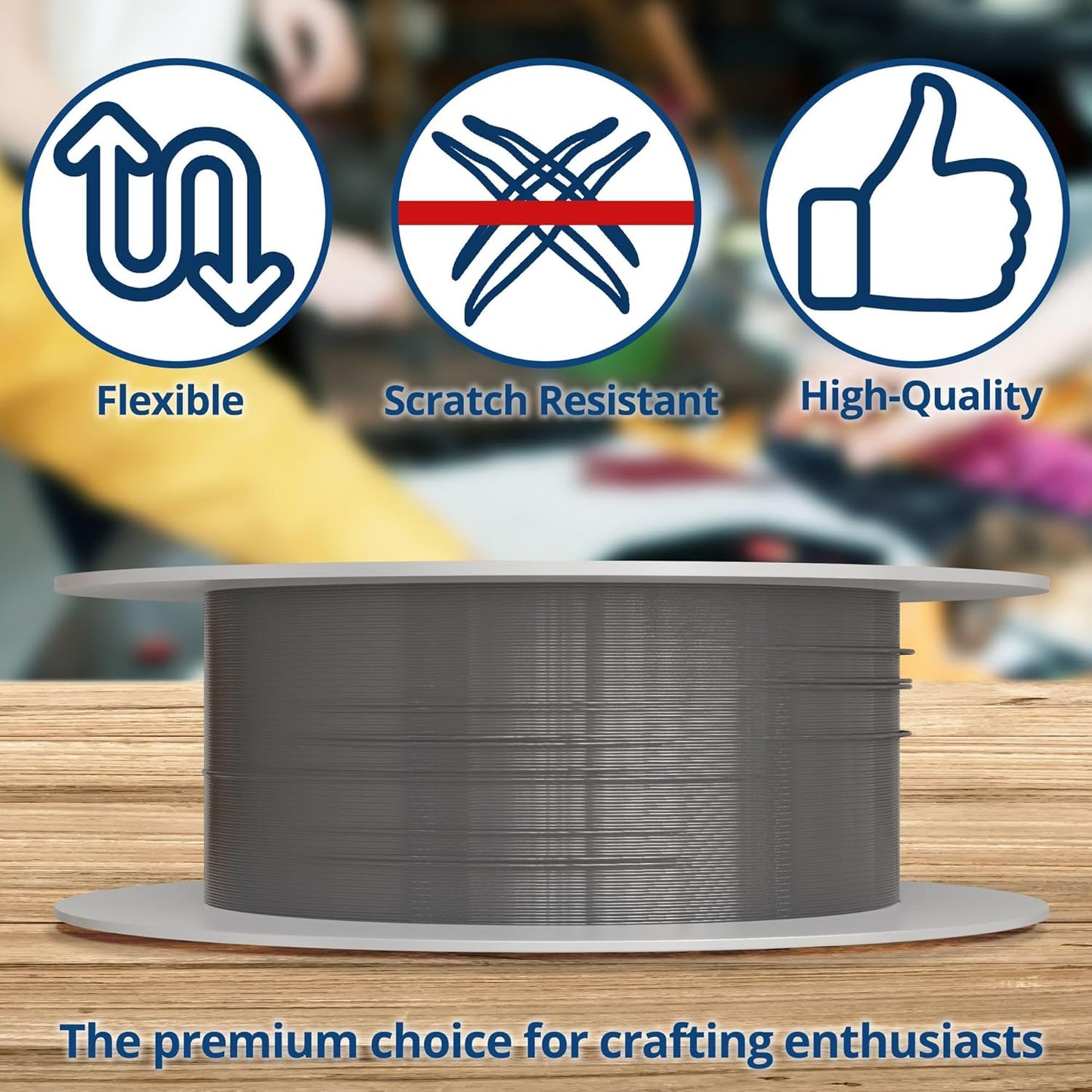 Soft Flex Econoflex Hobby Beading Wire - Fine Gauge 0.014-30 Feet No Lead Crafting Wire