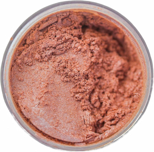 Premium Diamond Mineral Mica Powder Pigment- for Epoxy, Resin, Soap, Paint, Woodworking, Acrylic Pouring, Bath Bombs, Fishing Lures - DIY Arts and Crafts Additive (Shimmer Rosy Terracotta)