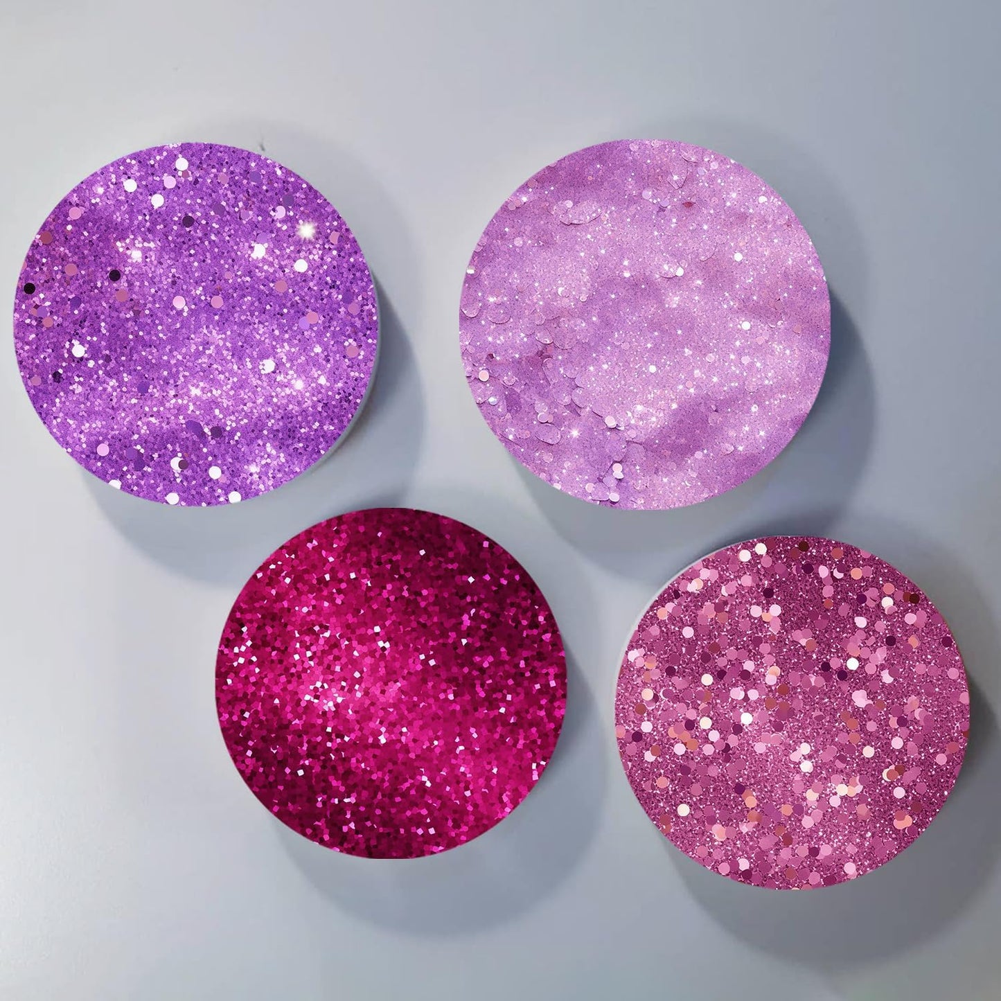 Sublimation Transfer Sheets for Tumblers Blanks Tshirts,Purple Glitter Sublimation Transfer Paper for Heat Press Machine,8pcs,12x12