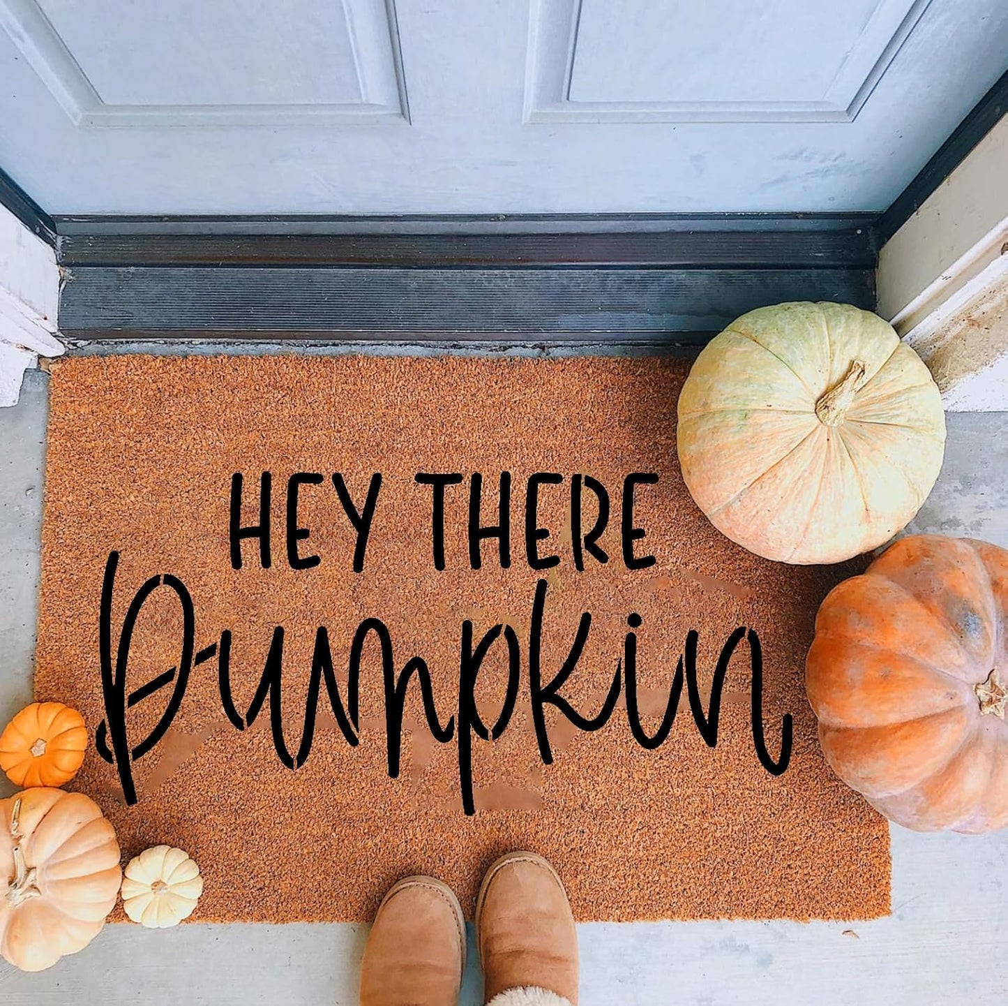 Fall Stencils for Door Mats 27”x14” Fall Doormat Stencils Pumpkin Stencil Templates for Doormat Wood Signs DIY Crafts Decor