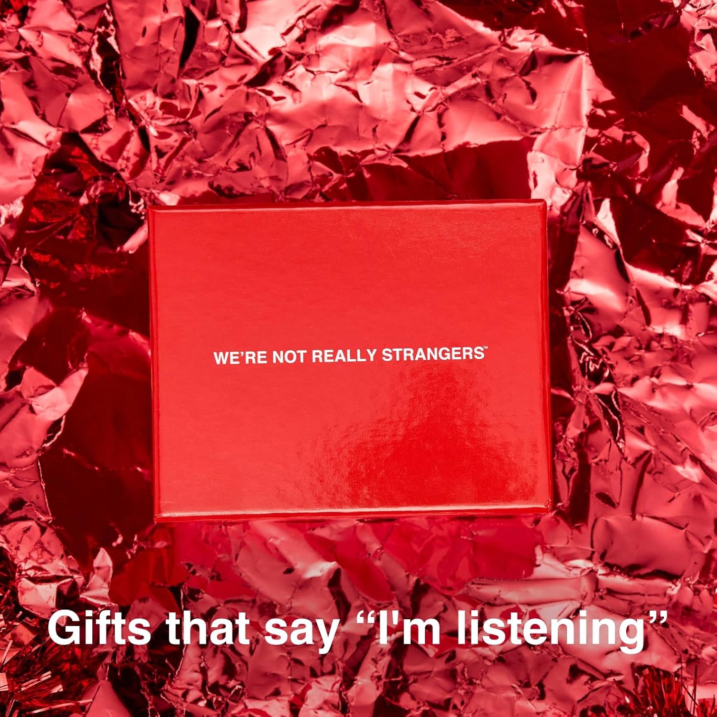 WE'RE NOT REALLY STRANGERS Card Game - 150 Conversation Cards for Couples, Friends, and Strangers - Icebreakers for Game and Date Nights, & Parties - Games for Adults and Teens, Ages 15+, 2-6 Players