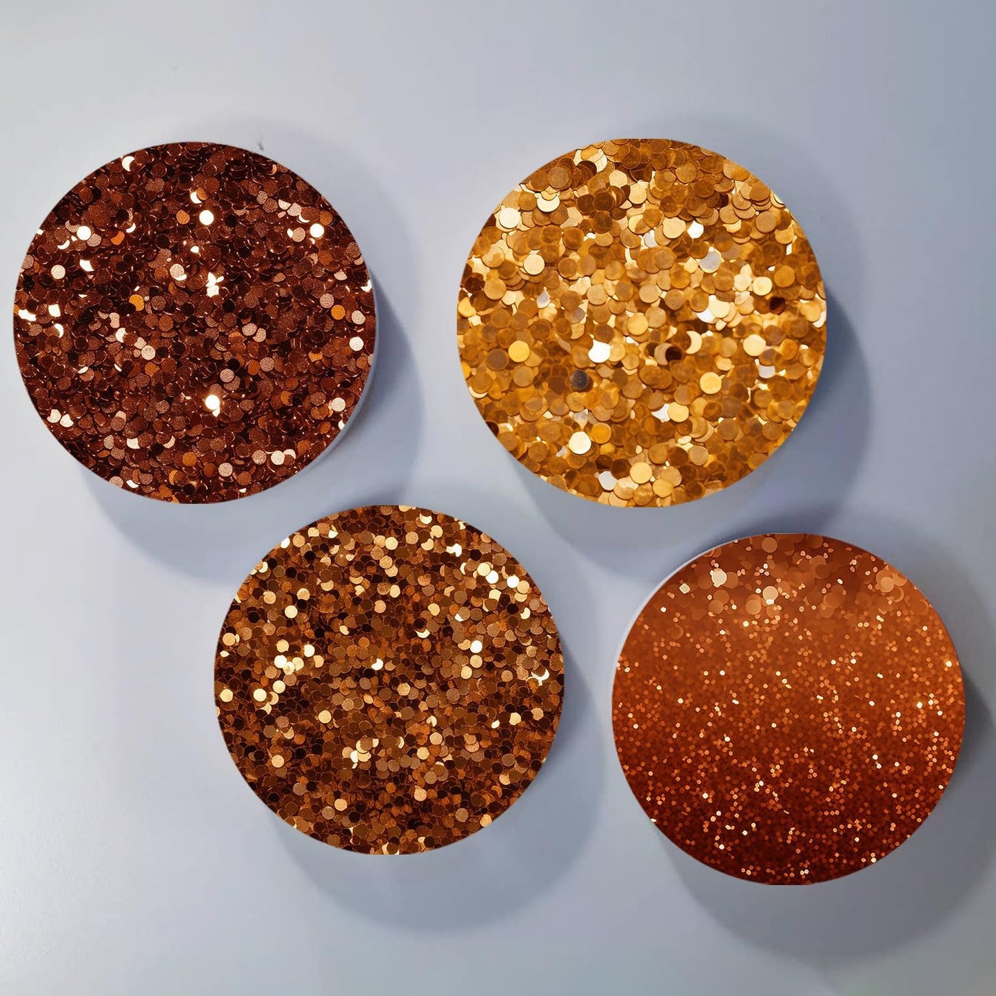 Gold Glitter Sublimation Transfer Sheets for Heat Press Machine,Orange Transfer Sheets for Sublimation Blanks Mug Tumbler T-Shirt Tote Bag,8 Sheets 12x12inch