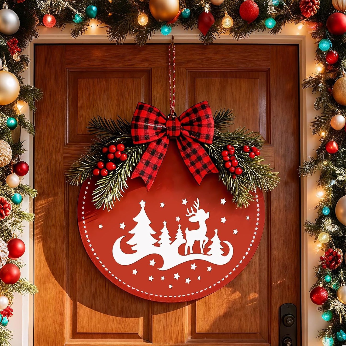 34pcs Christmas Stencils for Painting On Wood Reusable Xmas Stencils Set Holiday Templates for DIY Crafts Home Decor Art Projects