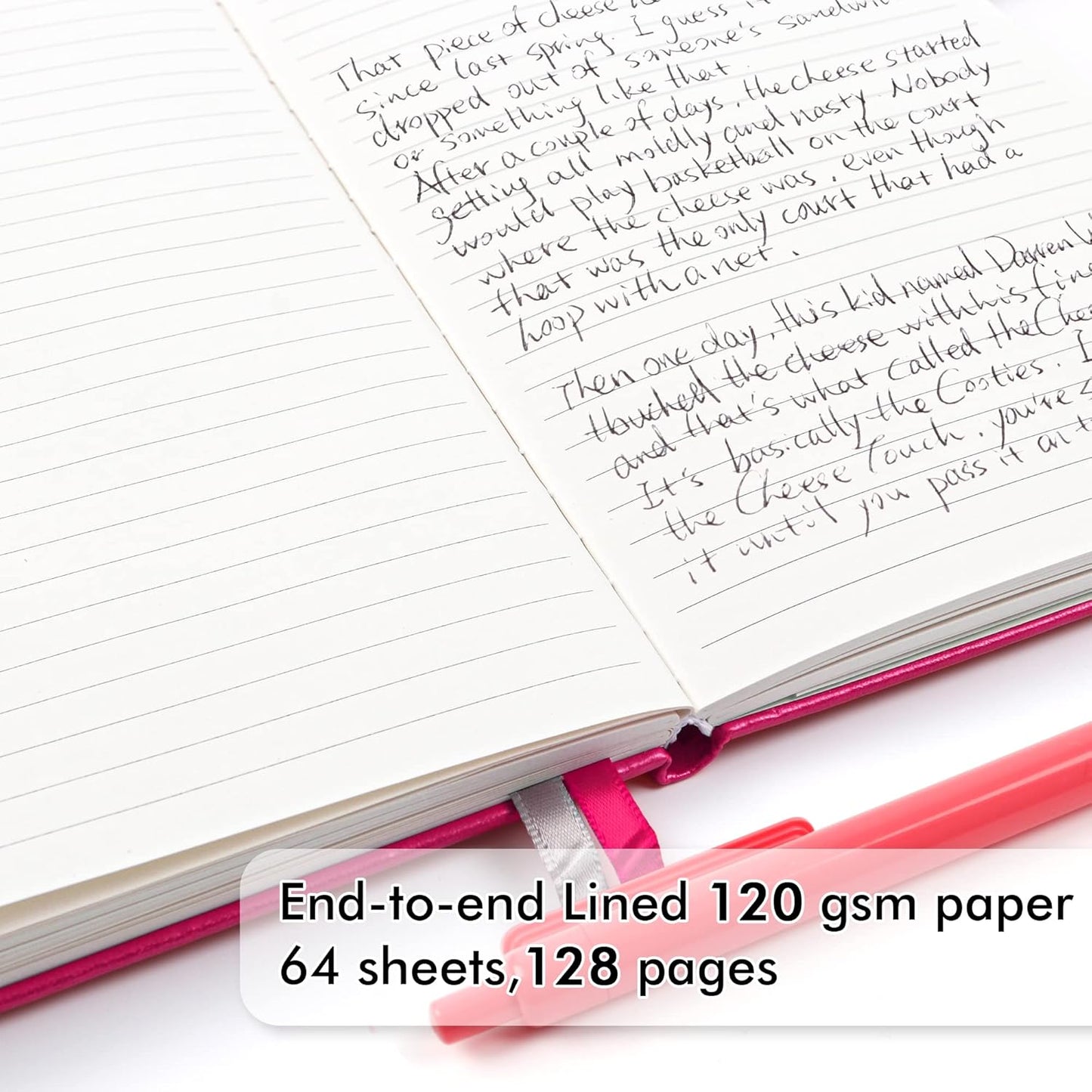 feela 24 Pack Journal Notebook for Work, Business Notebook Bulk Hardcover Lined Writing Journal with Pen Holder for Men Women Note Taking, with 24 Black Pens, 120 GSM, 5.1”x8.3”, A5, Berry