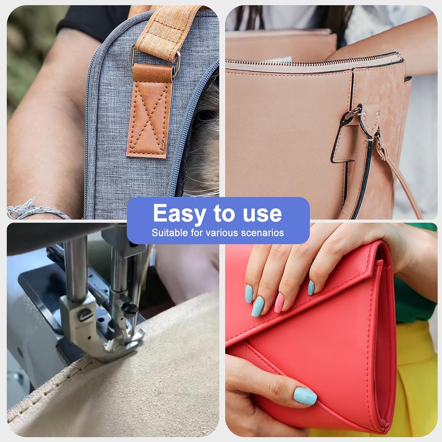 Extra Strong Bonded Nylon Thread #92 Tex90 – 16 OZ, 4200yds, Versatile Stitching Solution for Leather, Upholstery, Canvas Repair and More (Tawny Brown)