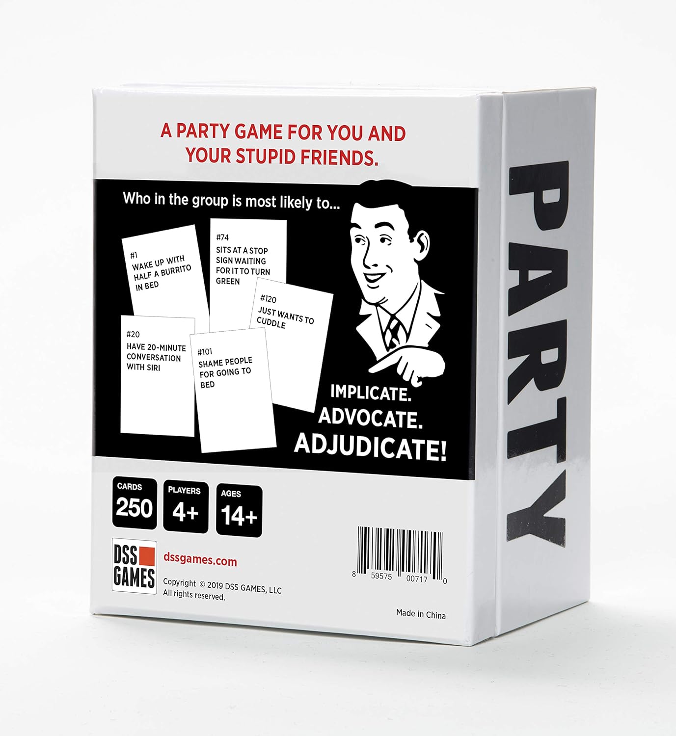 DSS Games Who's Most Likely to...Kinda Clean Family Edition [A Party Game | Great for Adults, Teens & Kids | Halloween, White Elephant Gift, Stocking Stuffer | Game Nights & Big Groups]