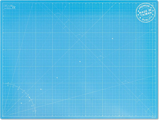 Elan Cutting Mat A0 Blue, Extra Large Self Healing Cutting Mat 36 x 48 Inch, 5-Ply Craft Board Blue, Hobby Board for Crafts 36x48 Inch