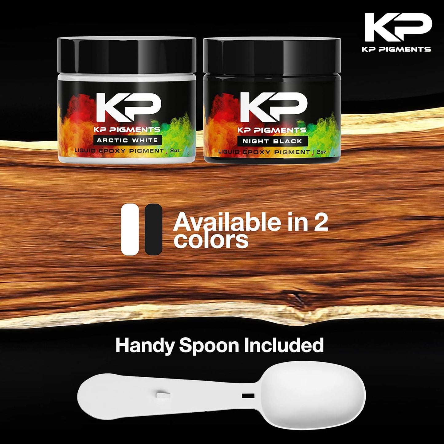 Epoxy Pigment Paste for Epoxy Resin, Tint/Pigment Paste with Spoon for Arts and Crafts, Jewelry, Resin Woodworking and More! (Night Black)