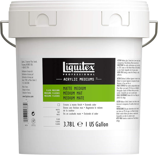 Liquitex Professional Matte Medium, 3.78L (128-oz)