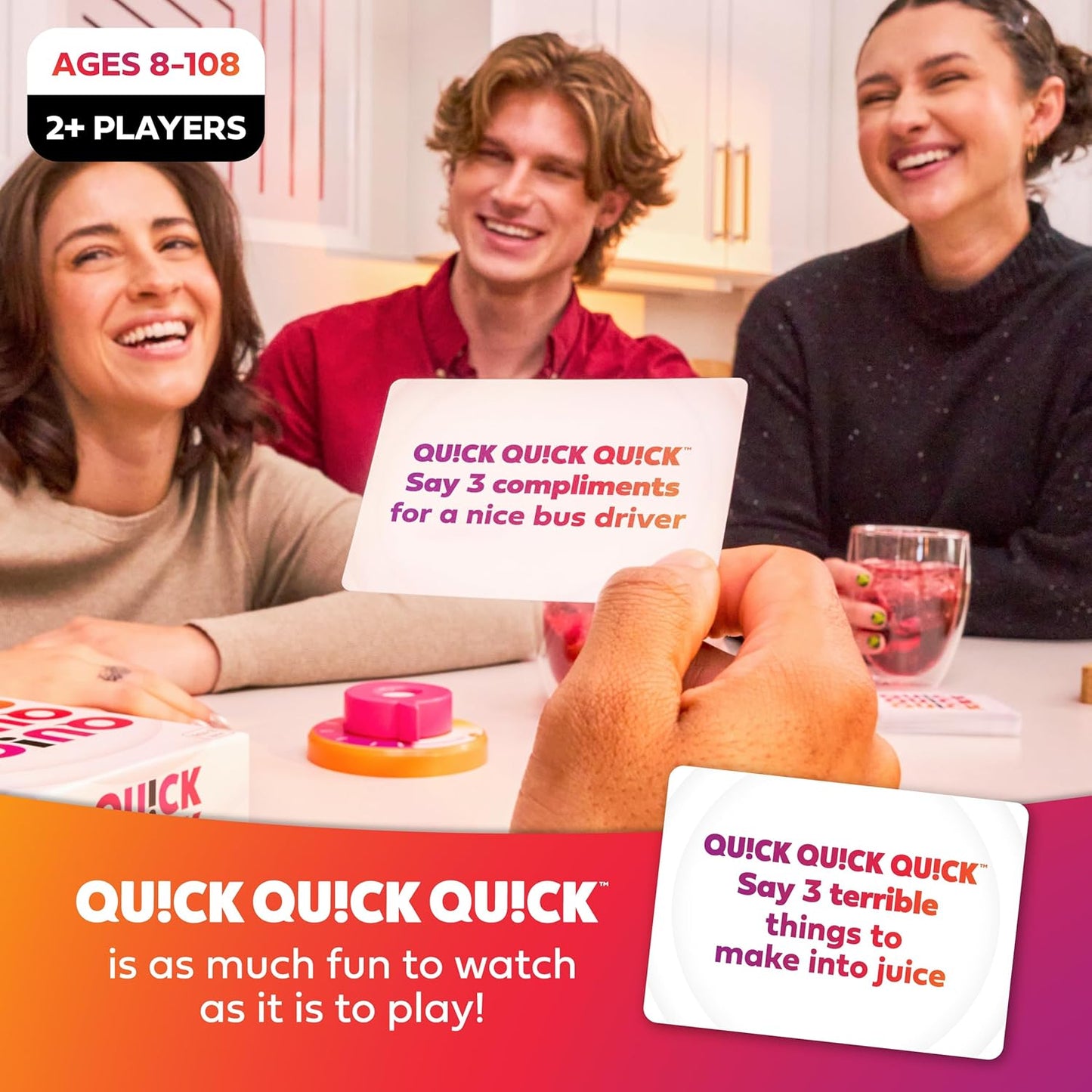 WHAT DO YOU MEME? Quick Quick Quick by Relatable, Unleash Your Inner Funny with The Ultimate Party Games for Friends and Family Game Night, The Fastest Way to Have Fun, Ages 8 to 108