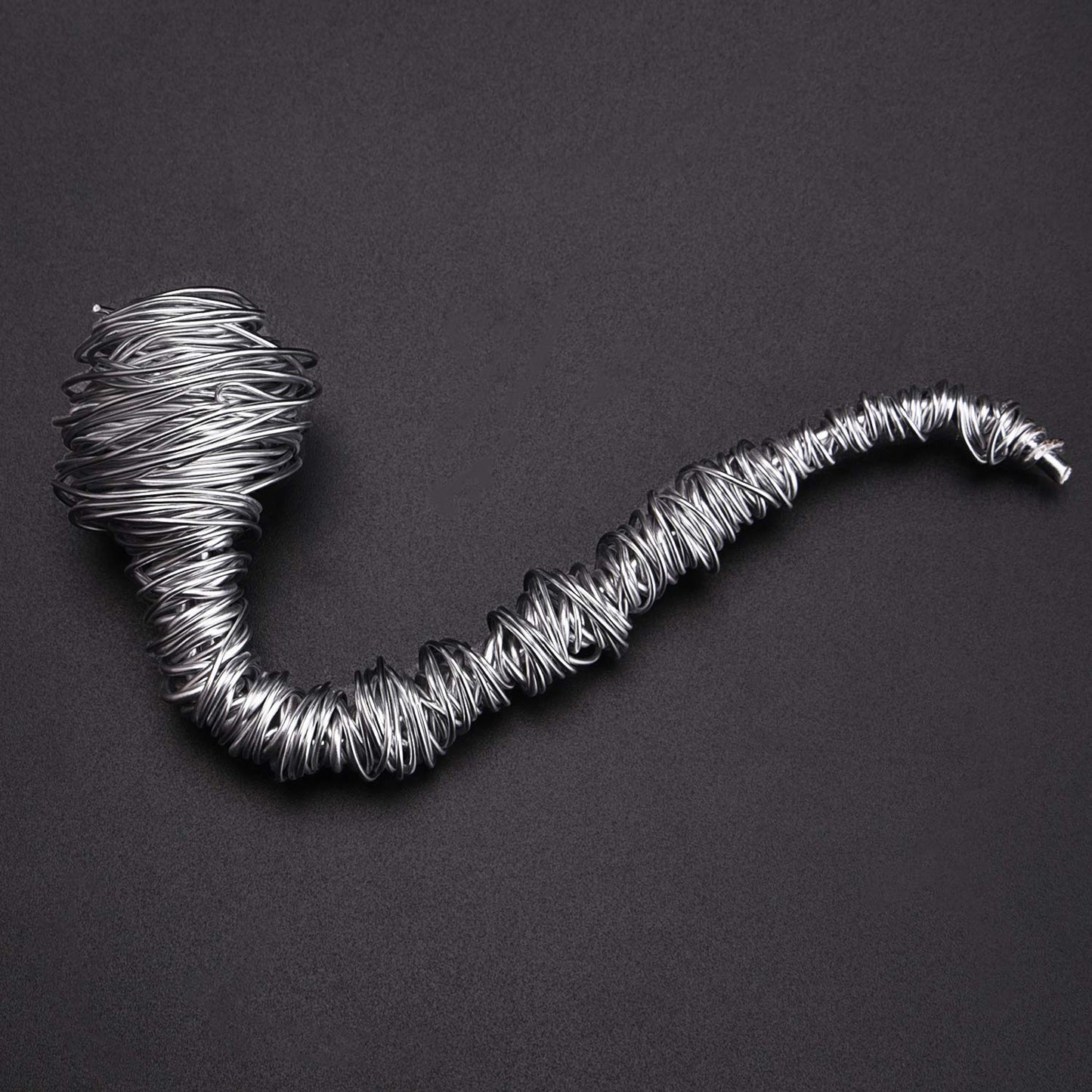 6 Rolls Silvery DIY Craft Art Aluminum Wire, 1mm, 1.5mm, 2mm, 3mm in Diameter