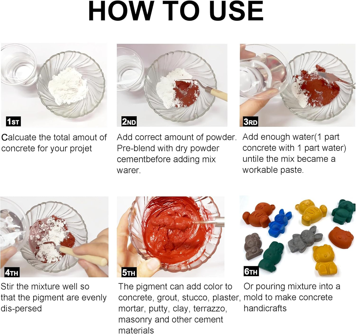 Concrete Cement Pigment-0.44lb 200g Red Iron Oxide Pigment Powder, Concrete Cement Dye Color Pigment for Brick, Tile, Clay, Lime, Mortar, Grout, Plaster, Paint, Bath Bombs(Red,0.44lb)