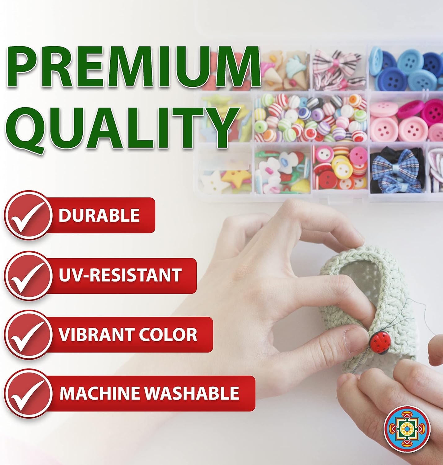 Mandala Crafts Tex 350 Bonded Nylon Thread for Sewing - 415 YDs T350 Heavy Duty Yellow Nylon Thread Upholstery Thread for Leather Jeans Weaving, T350 #346 210D/15