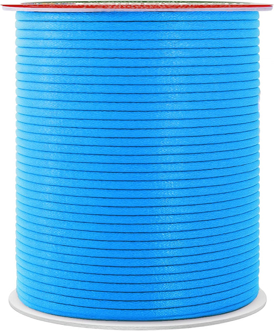 Mandala Crafts 2mm 109 Yards Light Blue Cotton Waxed Cord for Jewelry Making Bracelet Cord Waxed String - Beading String Thread Jewelry Cords for Necklaces String