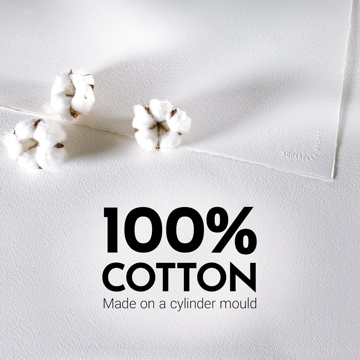 Arches Huile Oil Pad, Cold Pressed, 140lb/300gsm, 12 Sheet, 9x12 inch, Arches Oil Paper 100% Cotton