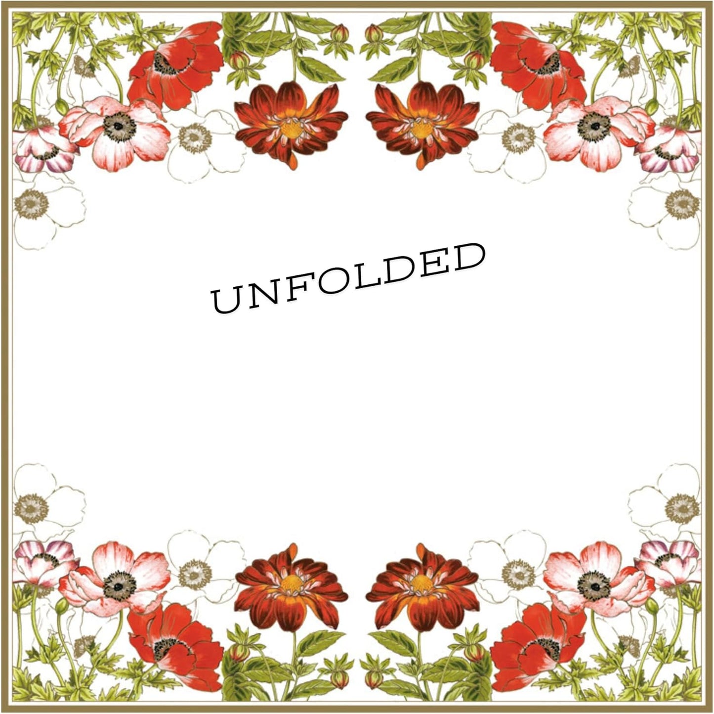 20-ct 13x13 Flowers Paper Luncheon Decoupage Napkins, 3-Ply Servilletas Printed Flower Anemones with Georginia Cocktail Napkin for Art, Dinner and Party, Disposable Napkins Decor