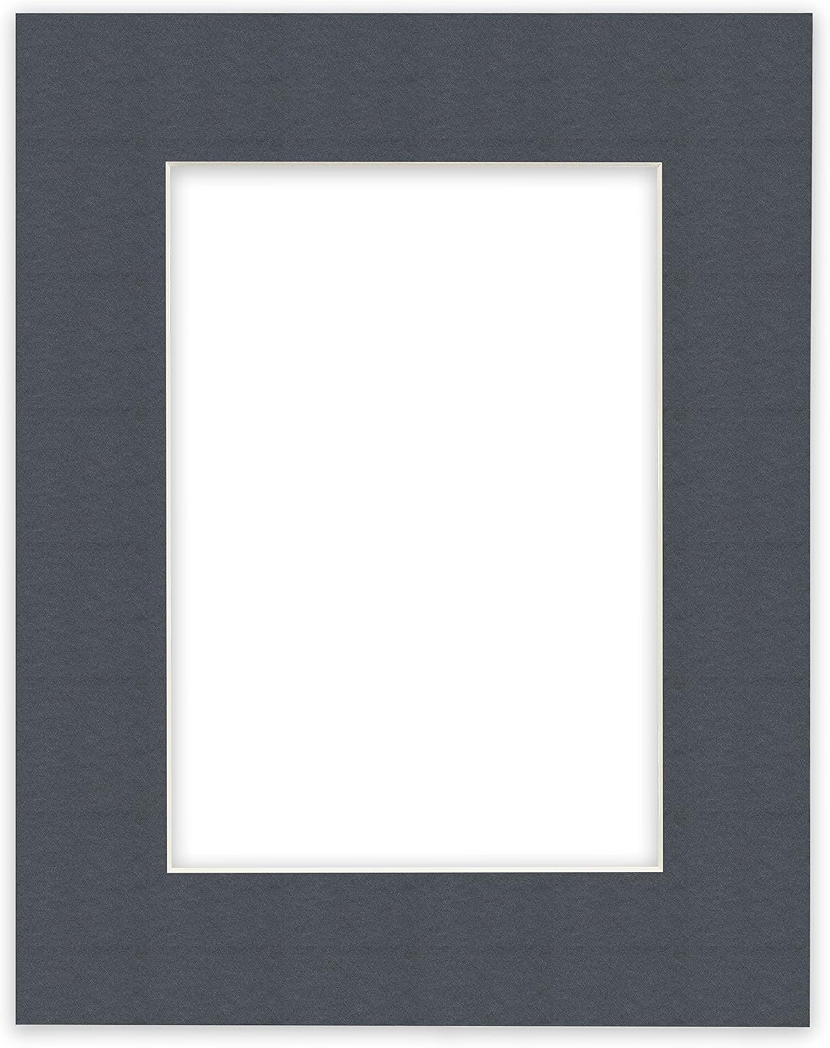 Craig Frames B573 Pre-Cut Mat Board for 12x16 Print, 16x20, Graphite Black