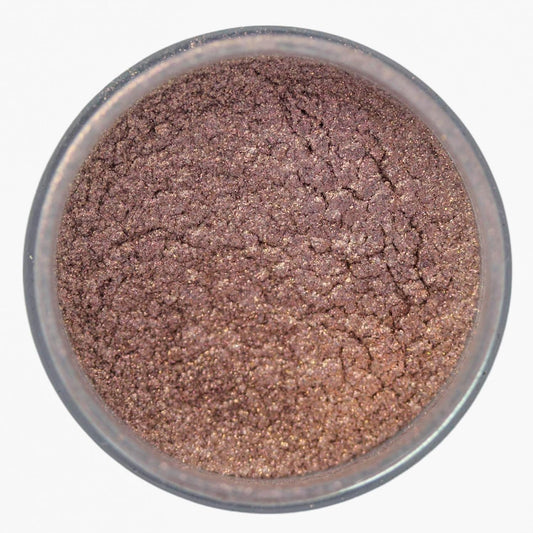 Premium Diamond Mica Powder Pigment- for Epoxy, Resin, Soap, Paint, Woodworking, Acrylic Pouring, Bath Bombs, Fishing Lures - DIY Arts and Crafts Additive (Iridescent Champagne-Pink Brown)