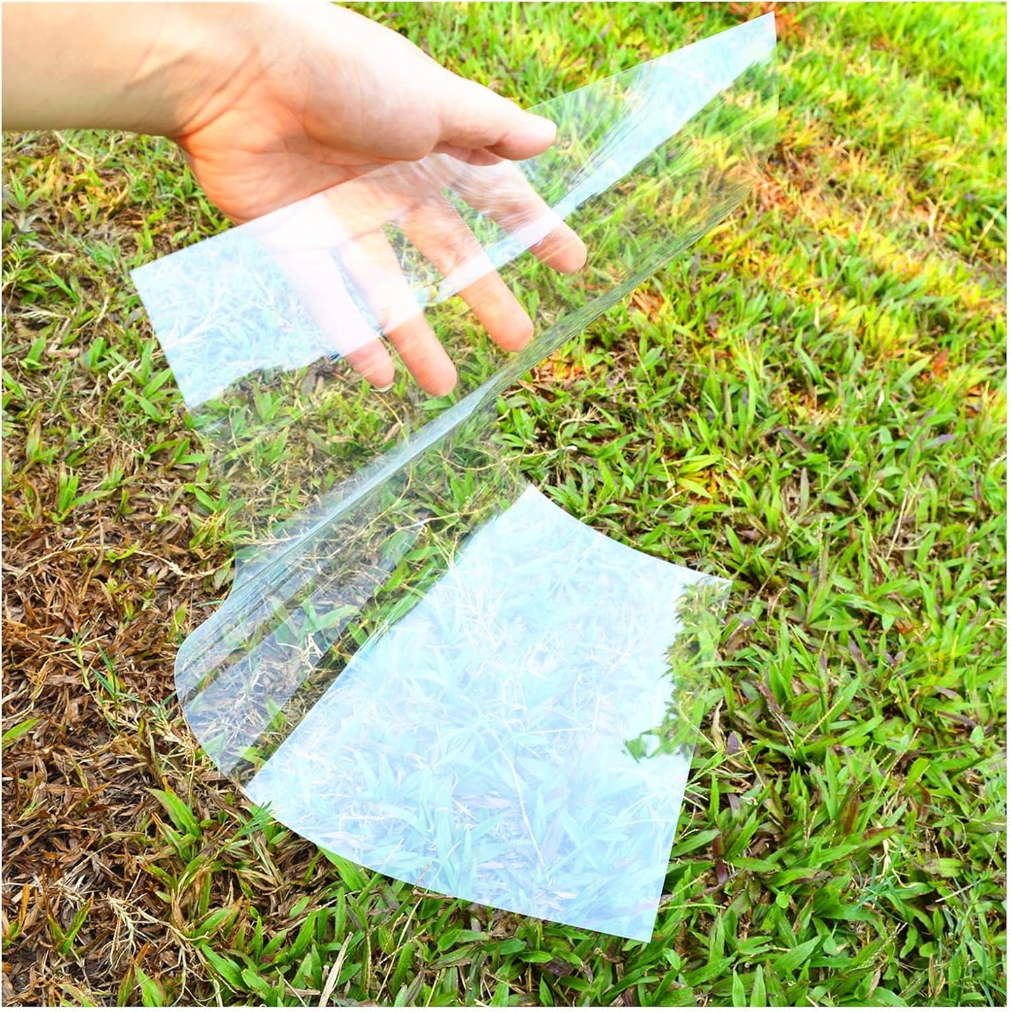 15 Sheets 7.5 mil Acetate Mylar Sheet 12 x 24 inch Transparent PET Blank Stencil Sheet for Cricut, Silhouette, Craft Template Material (Flat Packaging)