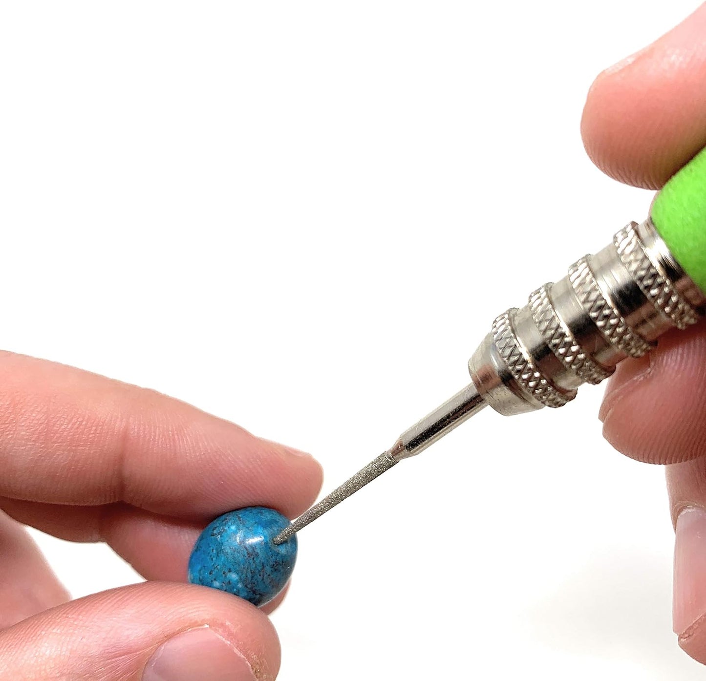 WireJewelry Diamond Tip Bead Reamer with Padded Handle, Pack of 1