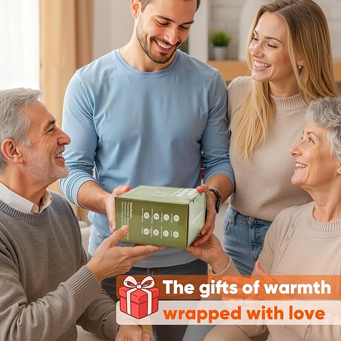 Weighted Heating Pad for Neck Shoulders and Back, Valentines Day Gifts for Her Him Husband, Birthday Gifts for Women Men Dad, Instant Electric Heated Blanket with 9 Heat Options 4 Auto-Off Timer, Grey