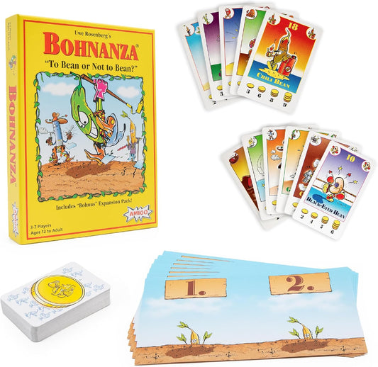 Amigo Games Bohnanza Classic Card Game – Plant & Harvest Your Beans in This Exciting Strategic Game That is Fun for the Whole Family – For Kids & Adults Ages 12 & Older