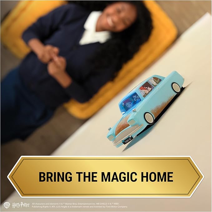 Wizarding World Harry Potter, Weasley’s Flying Remote Control Car with Zero Gravity Technology, Drives Indoors on Walls & Floors, Gifts & Stocking Stuffers for Kids