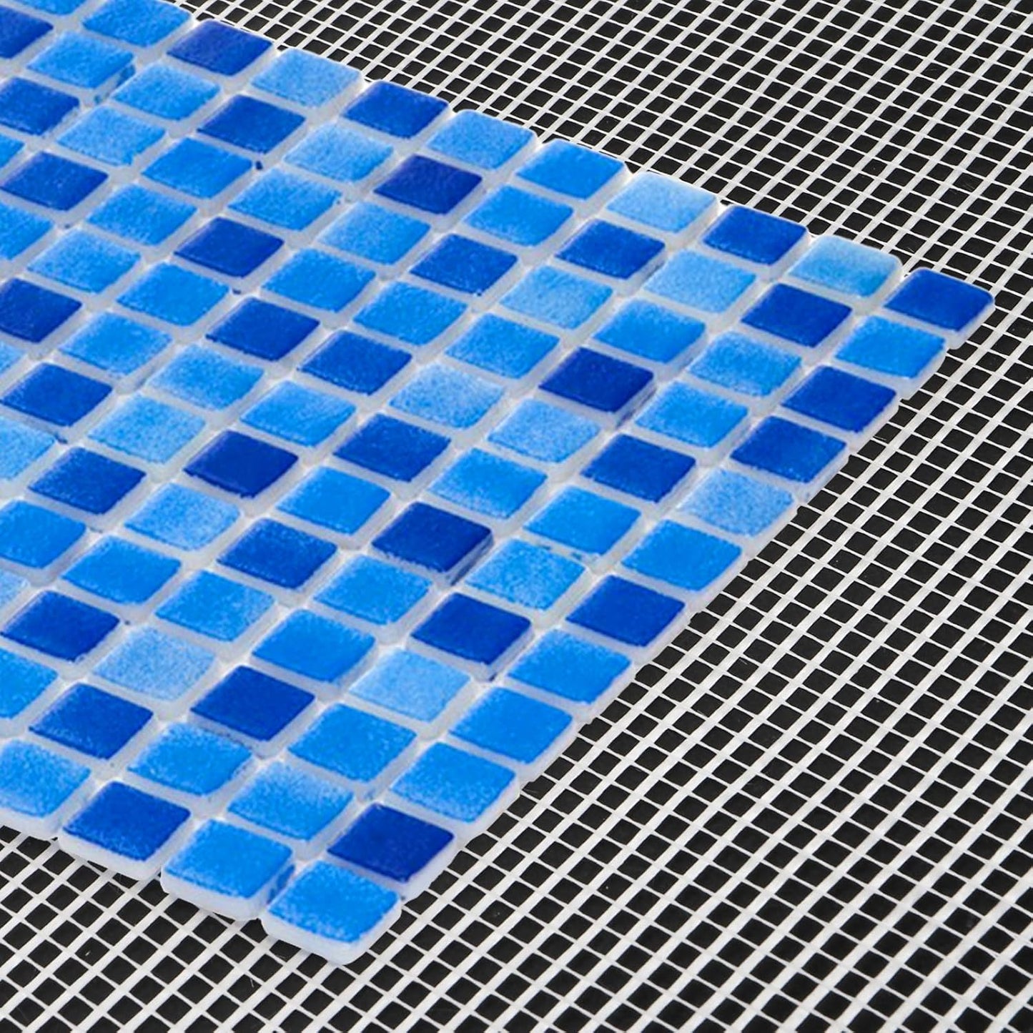 ZENFUN 35" X 76" Mosaic Mesh for Back Mounted Tile, 4.2 oz Fiberglass Mesh Backing Boast for Tile Installation, DIY Handcraft, Wall and Ground Treatment, Supplies Tools (Non Sticky)