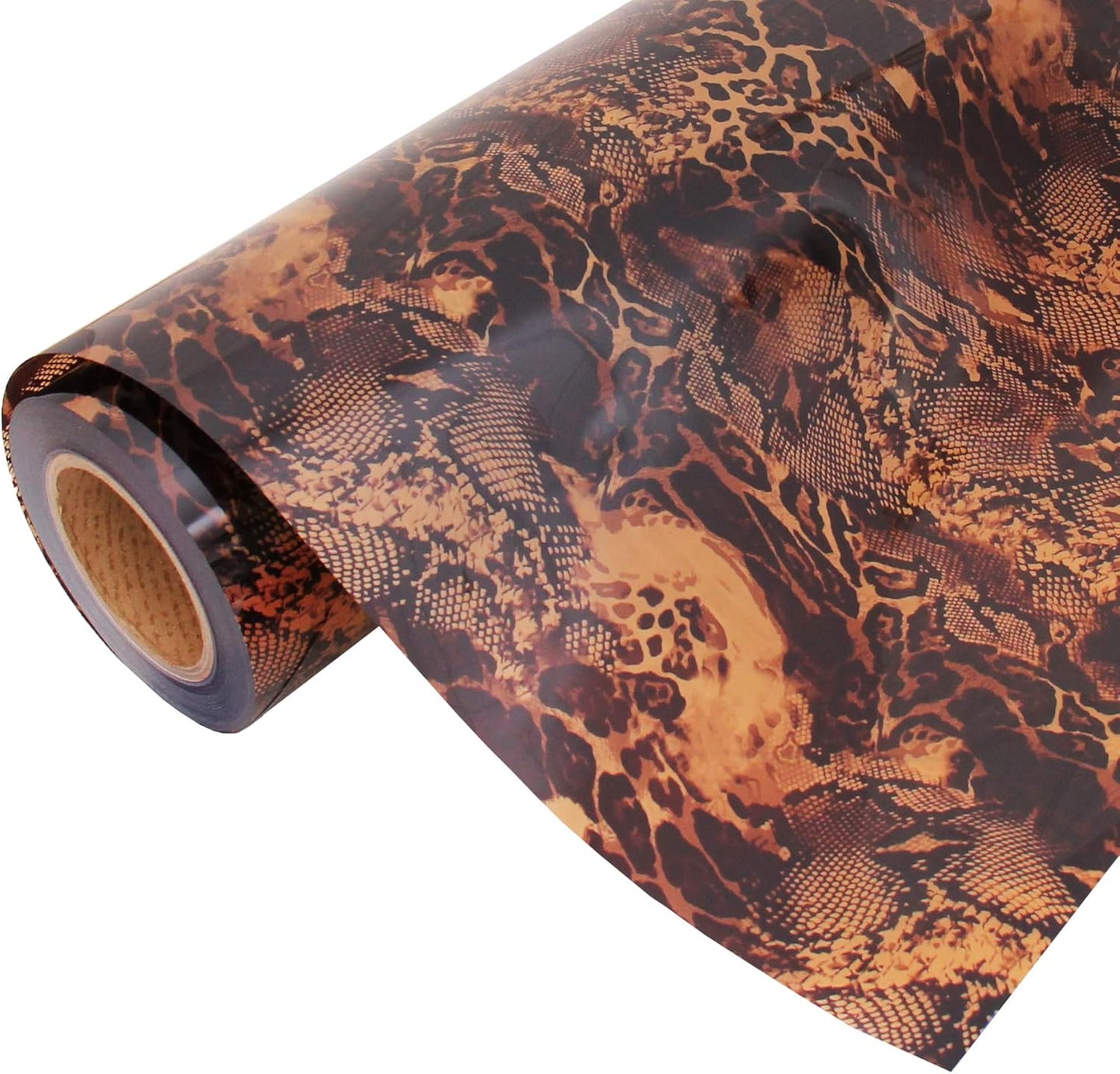 3 Yard x 20" Wide Metallic Foil Snake Pattern Heat Transfer Vinyl Film | Compatible with Venture Explore and Maker, Silhouette Cameo, & Large Format Cutters