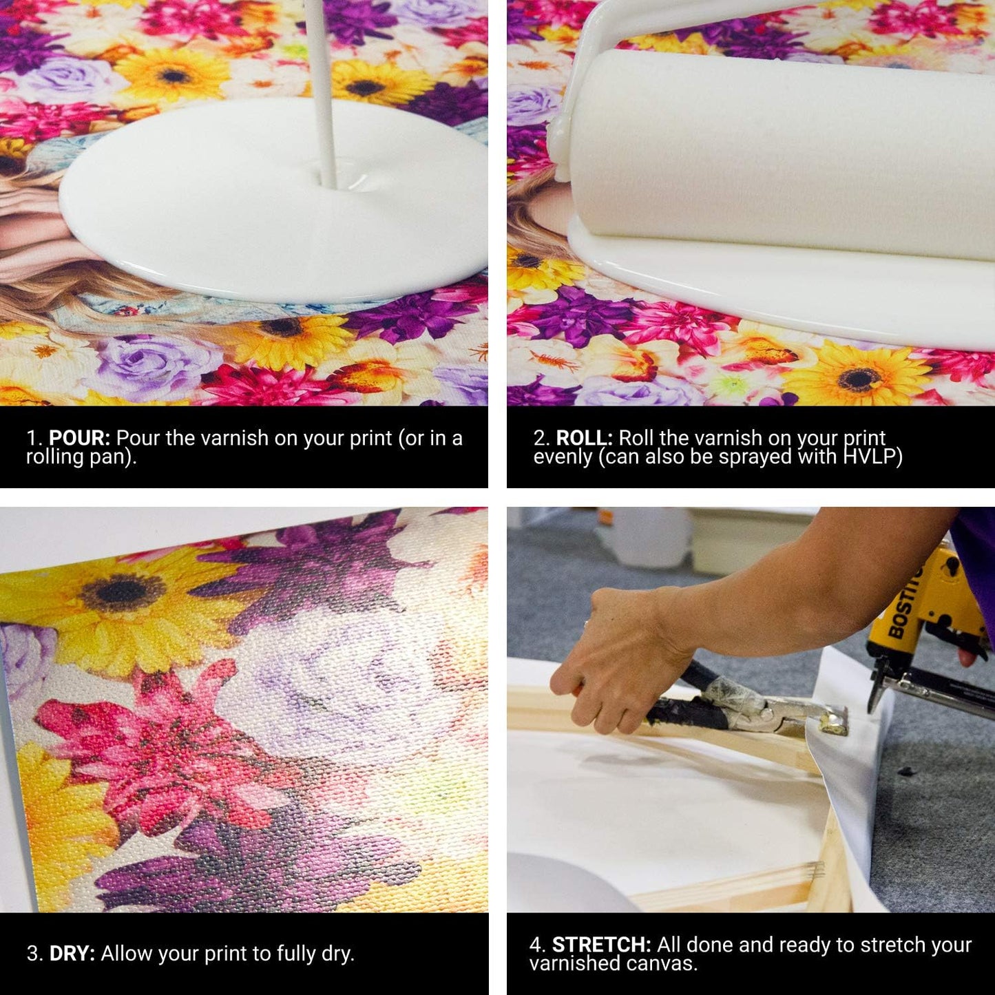 Breathing Color Timeless Archival Print Varnish - 1 Gallon Glossy Finish - Premium Quality Water-Based Canvas Coating with Fade Protection