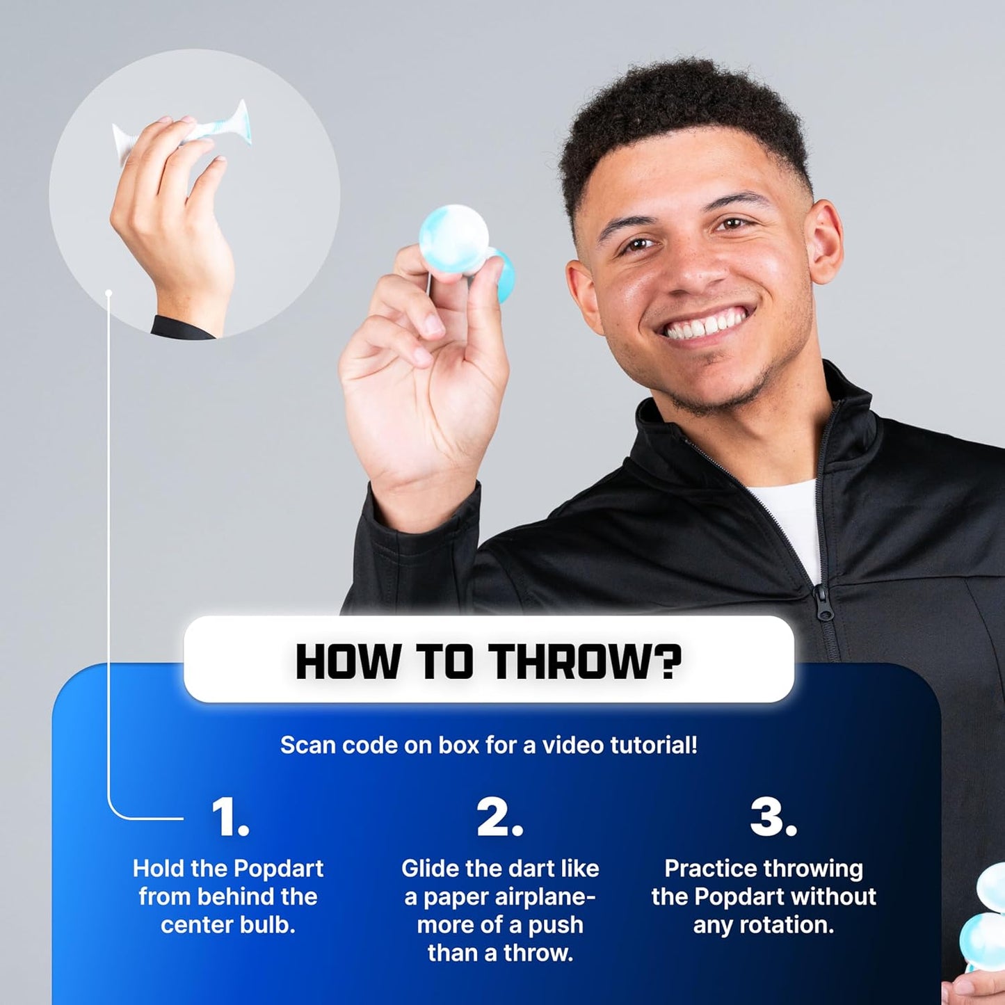 Popdarts PRO Pack Game Set (Pink & Gray) - Indoor, Outdoor Suction Cup Throwing Game - Competition with a POP