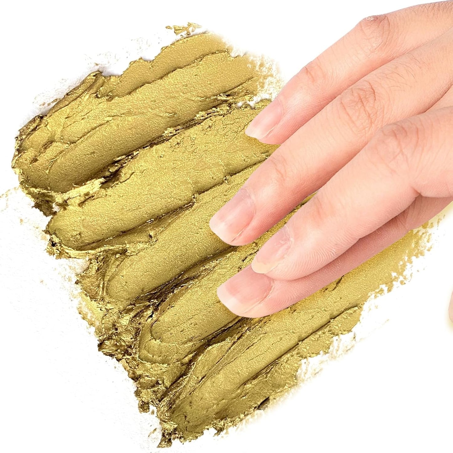 qianshan Soft Oil Pastels Set of 5 Single Colors,Non Toxic,Soft Texture Vibrant and Creamy Oil Crayons Pastels Art Supplies For Professional Artists Beginners Drawing.Gold