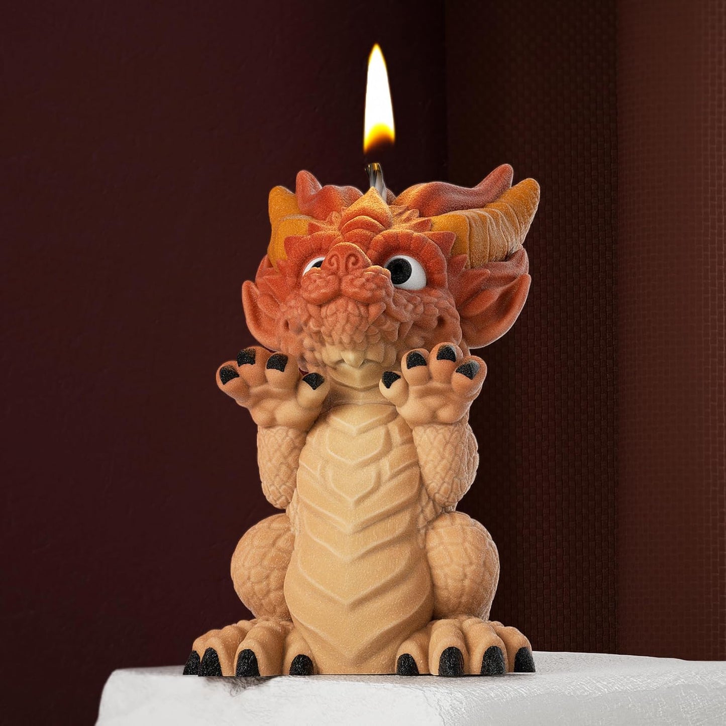 Dragon Soap & Resin Casting Molds - Animal & Candle Making Silicone Molds for Home Decor