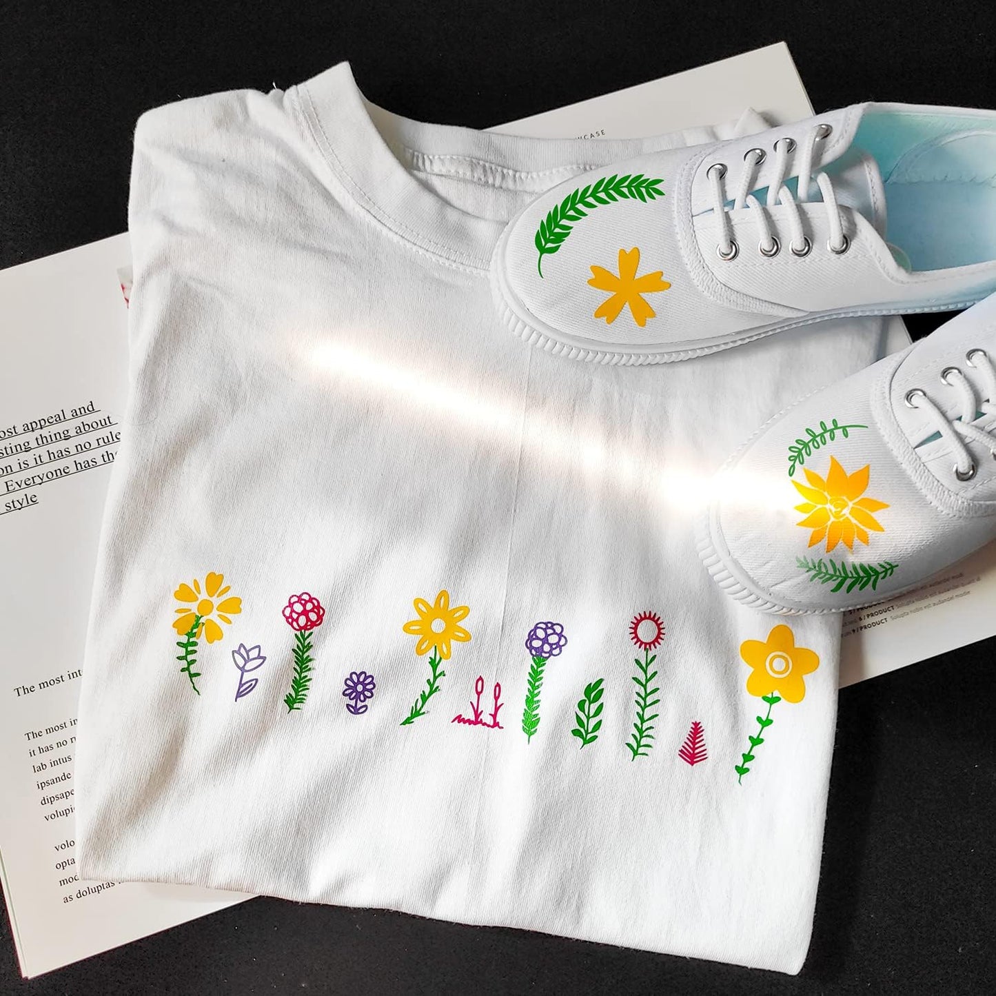 VINYL FROG Heat Transfer Vinyl Roll HTV Vinyl - 12" x5ft Yellow Iron on Vinyl for T-Shirts, Heat Press Vinyl for DIY Craft Designs (Yellow)