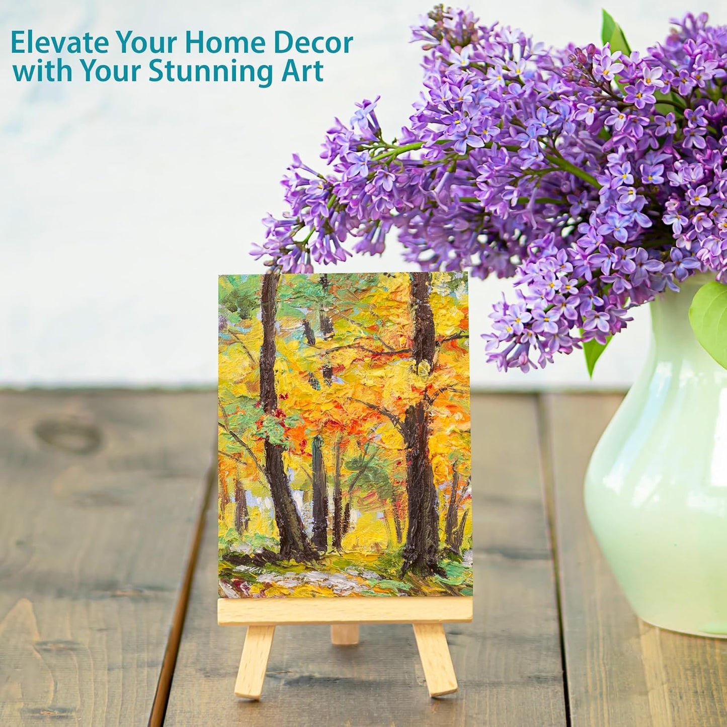 KEFF Canvas Boards for Painting - 3x5 8-Pack Bulk Canvas Pack, 100% Cotton Triple Primed Small Canvases for Painting Supplies, Acrylic, Oil, Watercolor & Tempera