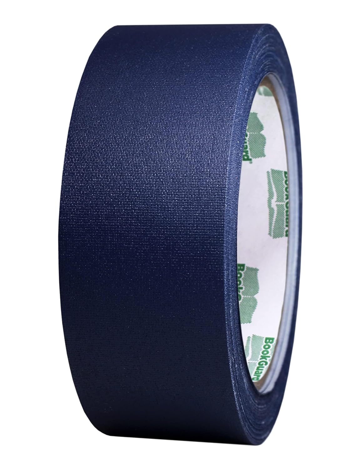 BookGuard 1-1/2 Inch Vinyl-Coated Cotton Cloth Bookbinding Repair Tape, 15 Yard Roll, Navy Blue