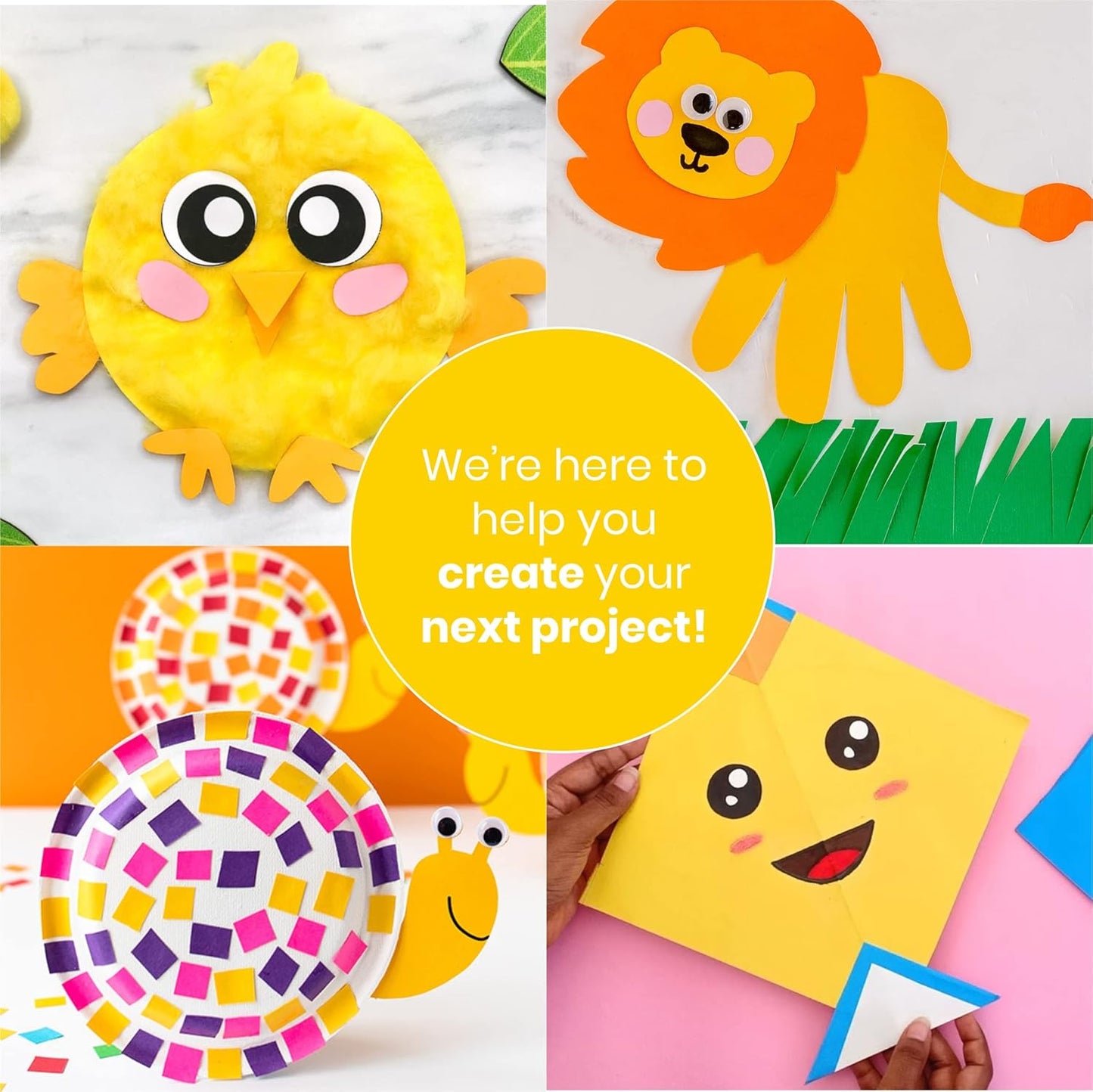 Yellow Colored Cardstock Thick Paper 50 Sheets, 8.5" x 11" Heavyweight 92lb Cover Card Stock for Crafts and DIY Cards Making