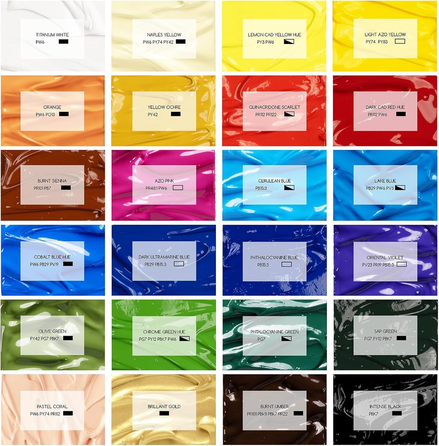 MEEDEN Lake Blue Acrylic Paint: 1 L /33.8 oz Heavy Body Gloss - Thick Art Paints for Canvas Crafts Painting