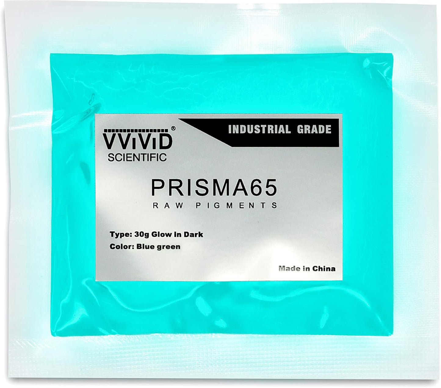 VViViD Aqua Glow In The Dark Pigment Powder 30g/1oz Packet (3 Pack)