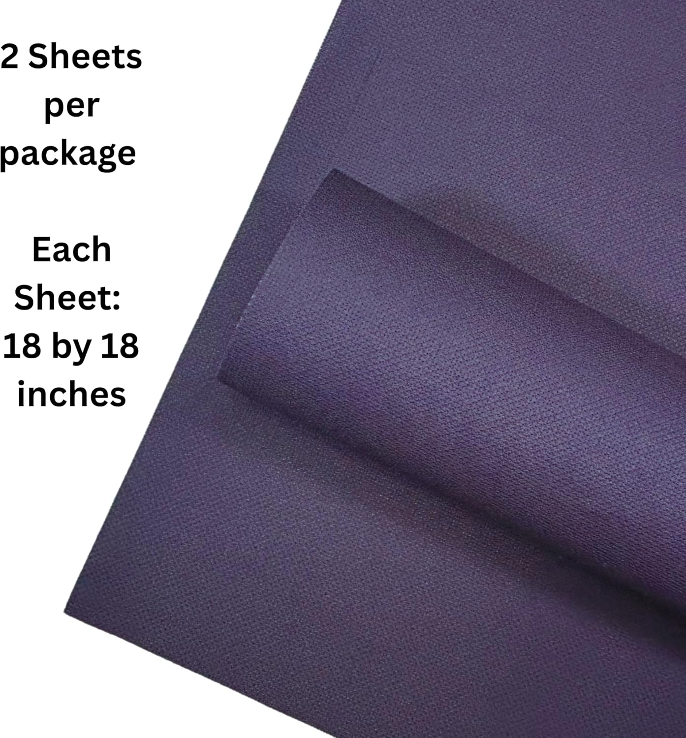 2 Sheets of Navy 14 Count Aida Cloth – 18 x 18 Inch Pre-Cut Fabric Squares – Cross Stitch Fabric – 100% Cotton – Ideal for Needlework & Embroidery – The Knotty Unicorn