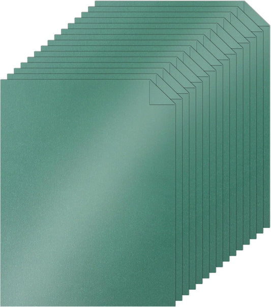 40 Sheets Christmas Green Shimmer Cardstock 8.5 x 11 Scrapbook Paper, 75lb Dark Green Card Stock Crafts Paper for DIY Cards, Thanksgiving Cards, Invitations, Anniversary Card