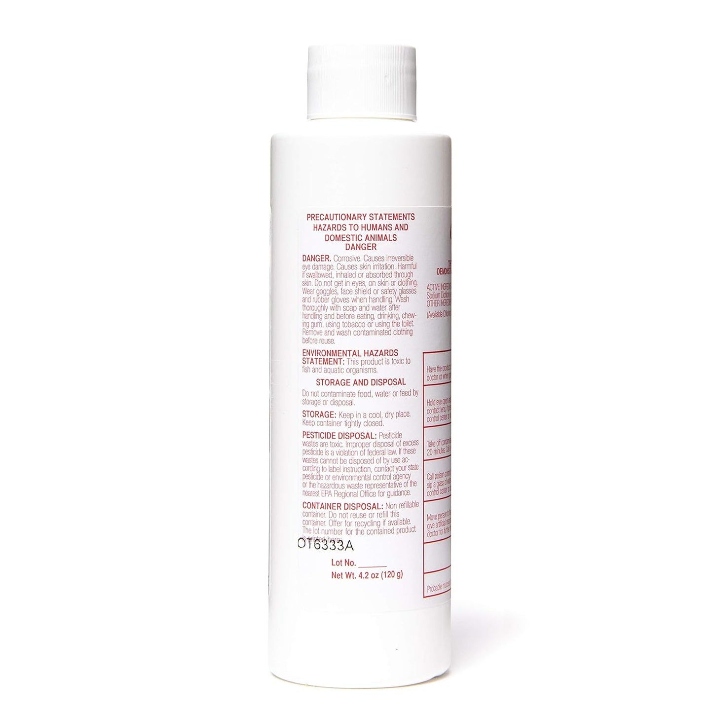DiSorb Suction Canister Sterilizer Absorbent Powder - Absorbs Bodily Fluids & Blood - For Hospitals, Health Care Facilities, Veterinary Clinics - EPA Approved Solidifier - 2000cc -100 Bottles Per Case